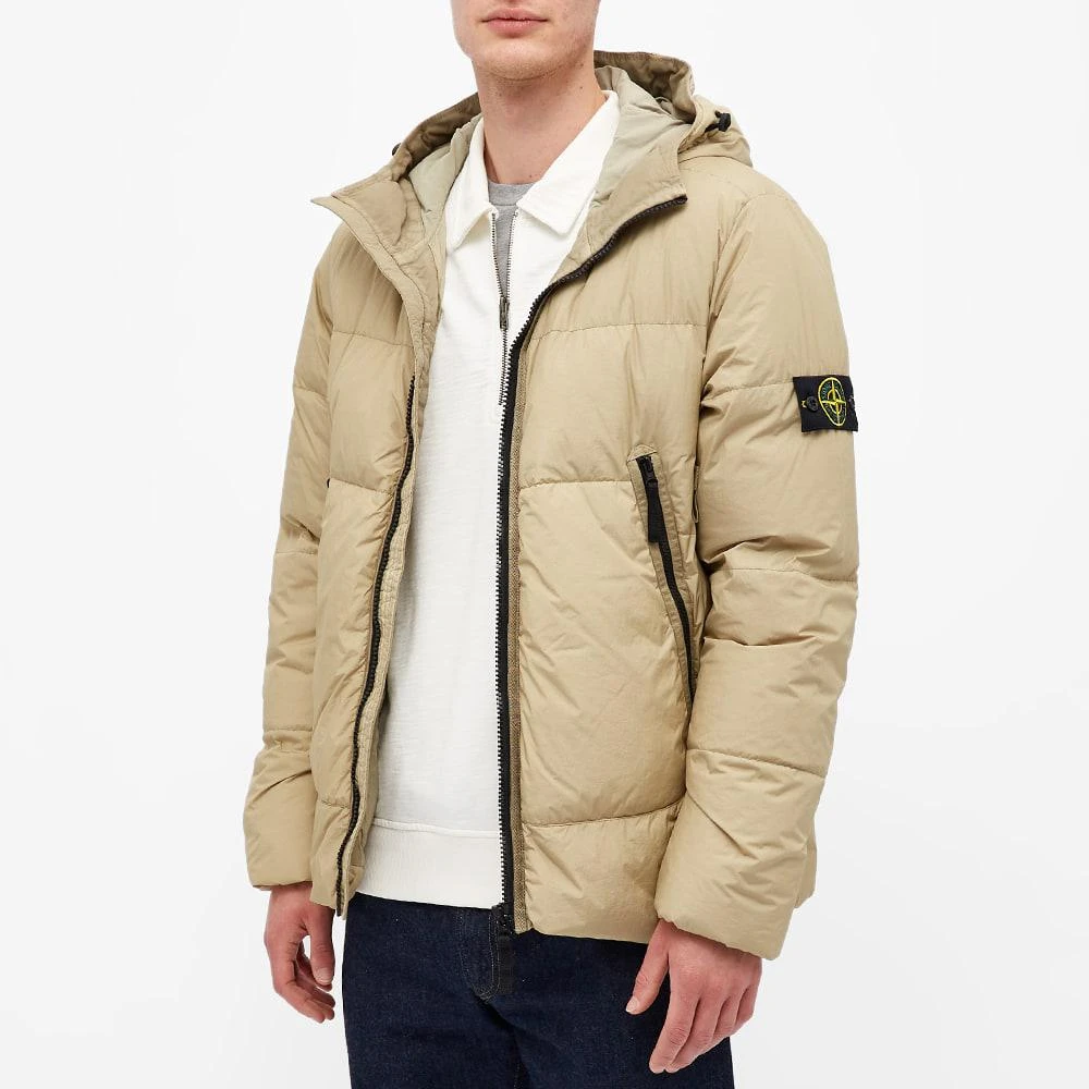 商品Stone Island|Stone Island Garment Dyed Crinkle Reps Hooded Down Jacket,价格¥6503,第5张图片详细描述