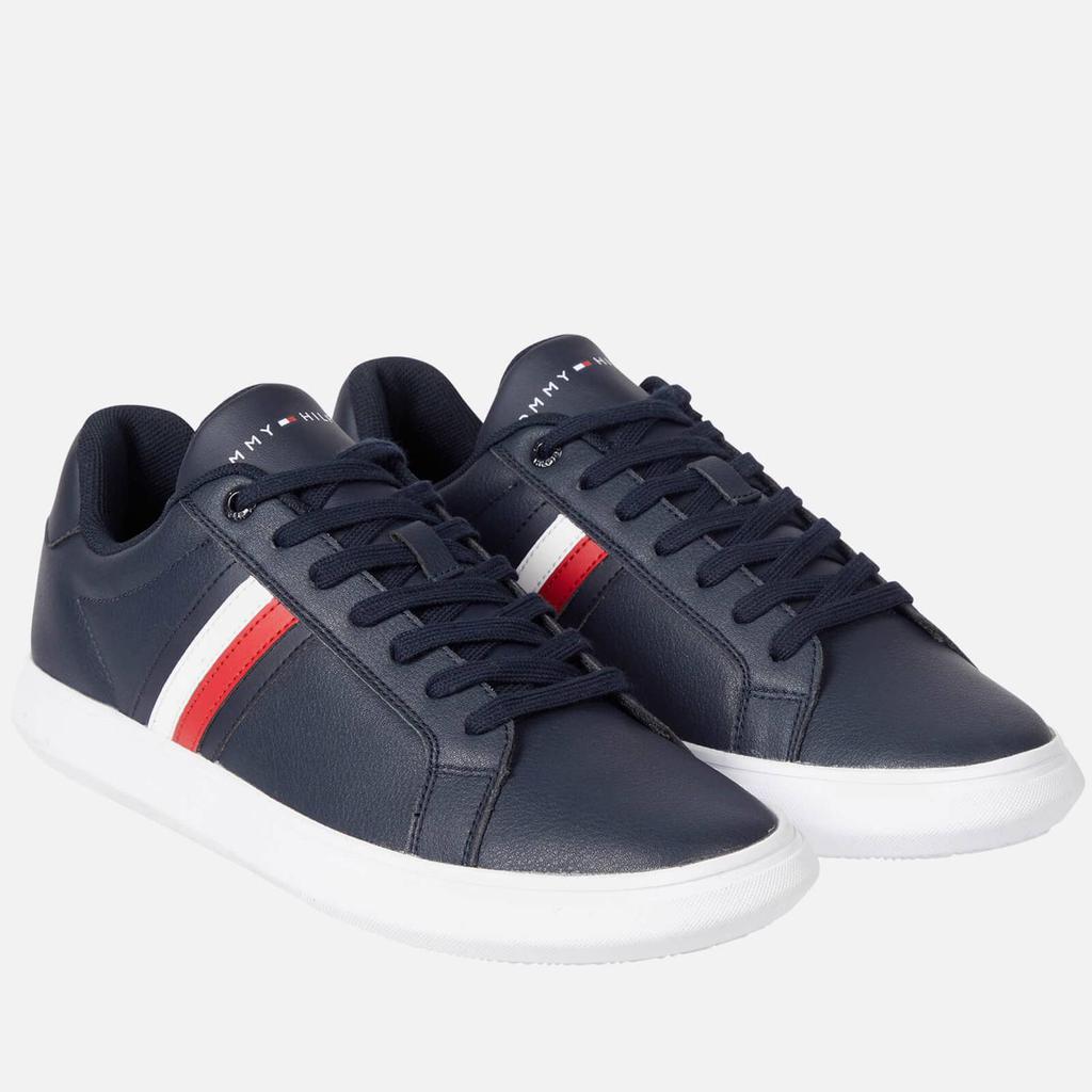 Tommy Hilfiger Corporate Cup Stripe Leather Trainers商品第2张图片规格展示