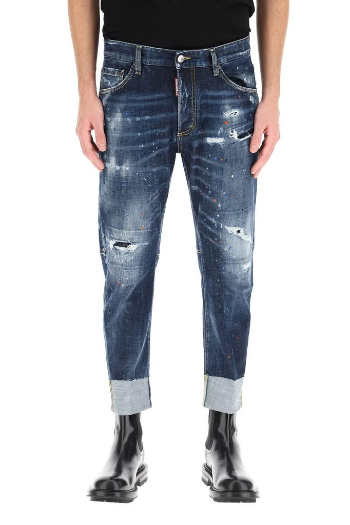 商品DSQUARED2|Dsquared2 dark rince wash sailor jeans,价格¥1982,第2张图片详细描述