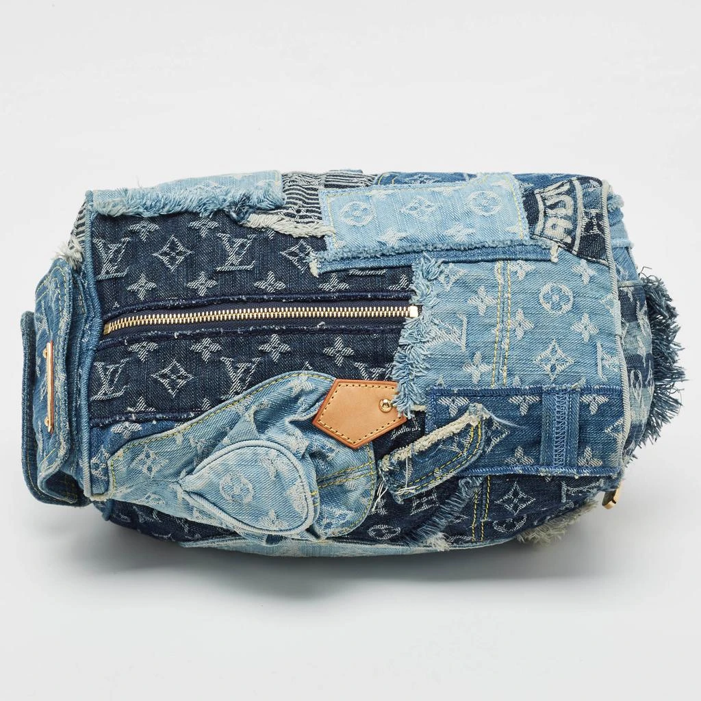 Louis Vuitton Blue Monogram Denim Limited Edition Patchwork Speedy Bag 商品