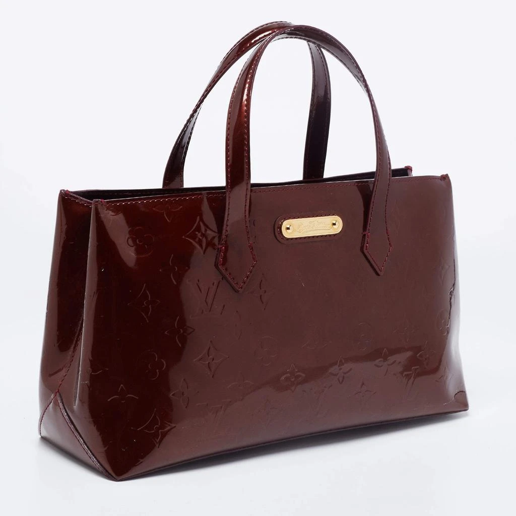 商品[二手商品] Louis Vuitton|Louis Vuitton Rouge Fauviste Monogram Vernis Leather Wilshire PM Bag,价格¥2856,第3张图片详细描述