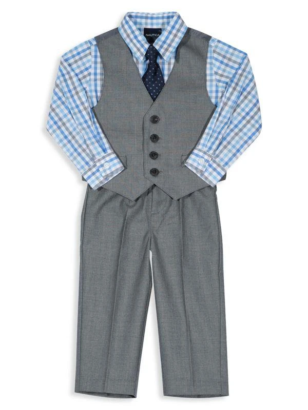 商品Nautica|Baby Boy's Sharkskin 4-Piece Set,价格¥276,第1张图片