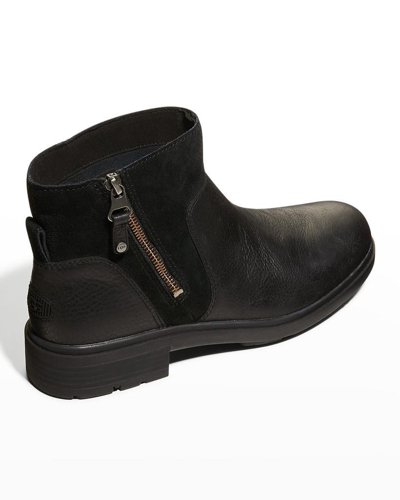 商品UGG|Harrison Waterproof Mix-Leather Zip Ankle Booties,价格¥1032,第5张图片详细描述