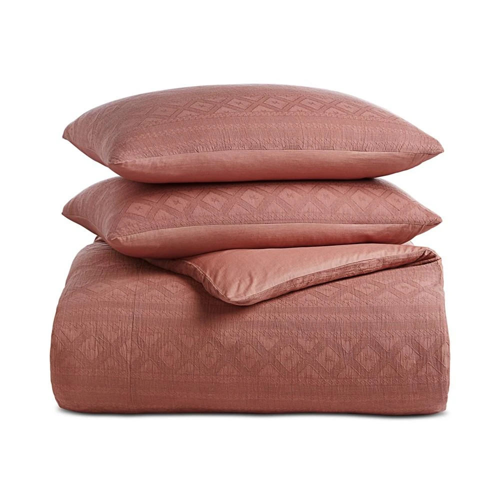 商品Oake|Taos Stripe 2-Pc. Duvet Cover Set, Twin, Created for Macy's,价格¥207,第5张图片详细描述