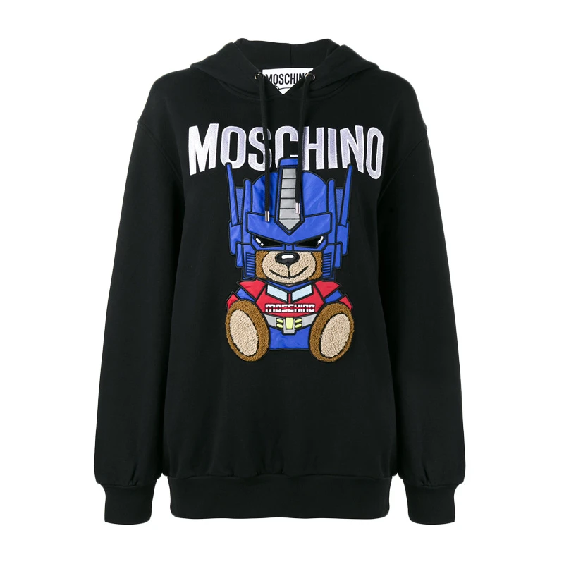 商品[国内直发] Moschino|MOSCHINO 黑色女士卫衣/帽衫 V1706-5527-1555,价格¥2015,第1张图片