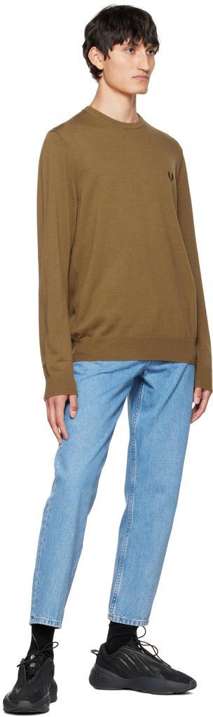 商品Fred Perry|Brown Classic Sweater,价格¥378,第6张图片详细描述