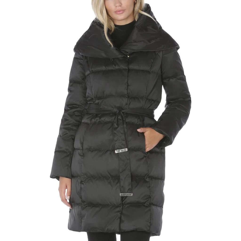 商品Tahari|Tahari Margot Women's Quilted Mid-Length Down Fill Winter Puffer Coat,价格¥472,第4张图片详细描述