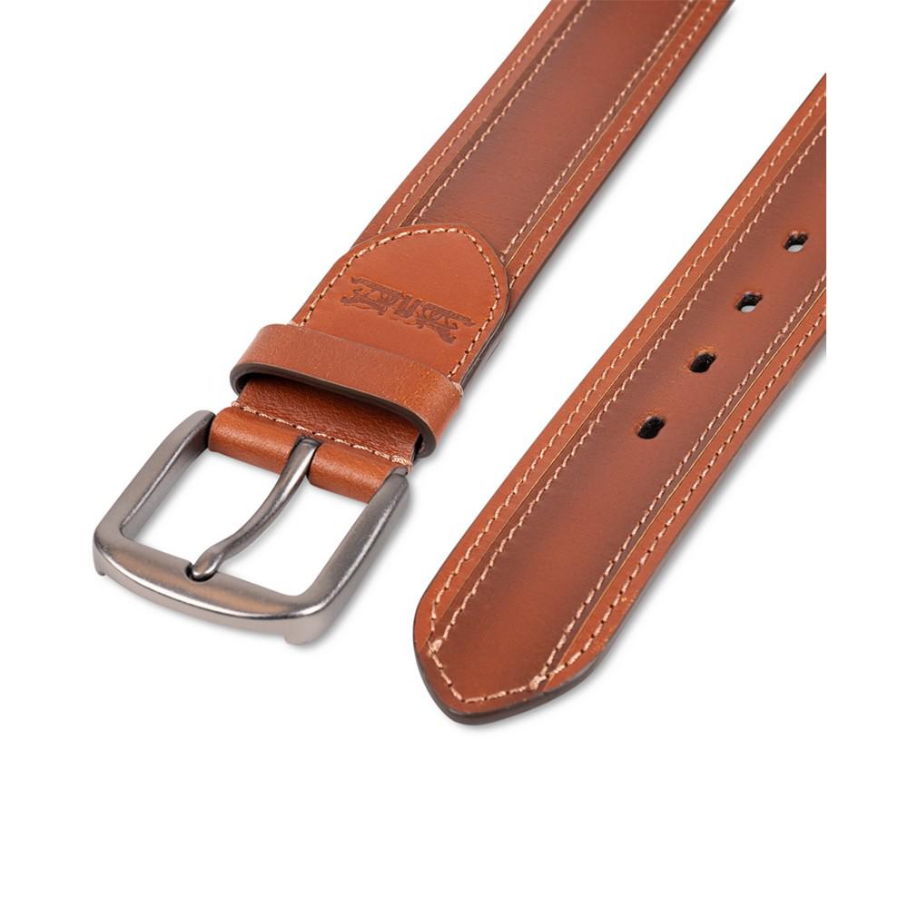 Men's Stitched Leather Belt商品第4张图片规格展示