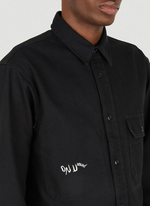 On U Sound Shirt Jacket in Black 商品