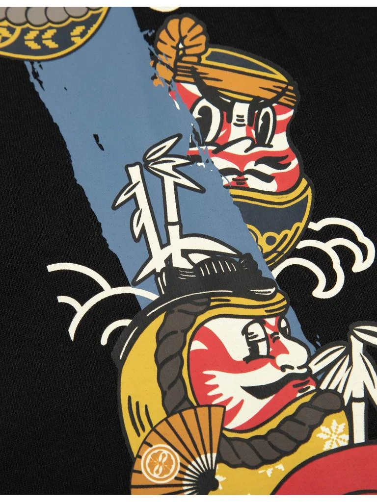 商品Evisu|Kumadori Daruma Daicock Print T-shirt,价格¥949,第4张图片详细描述