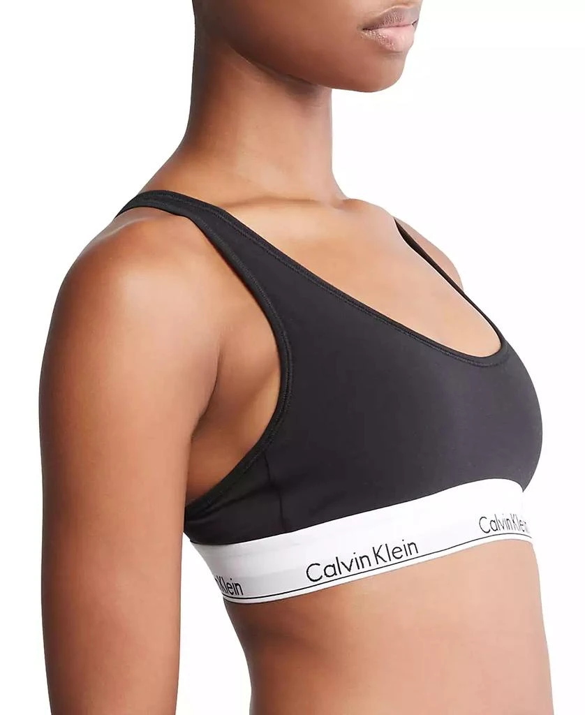 商品Calvin Klein|Calvin Klein Women's Modern Cotton Lightly Lined Bralette QF7586,价格¥167,第3张图片详细描述