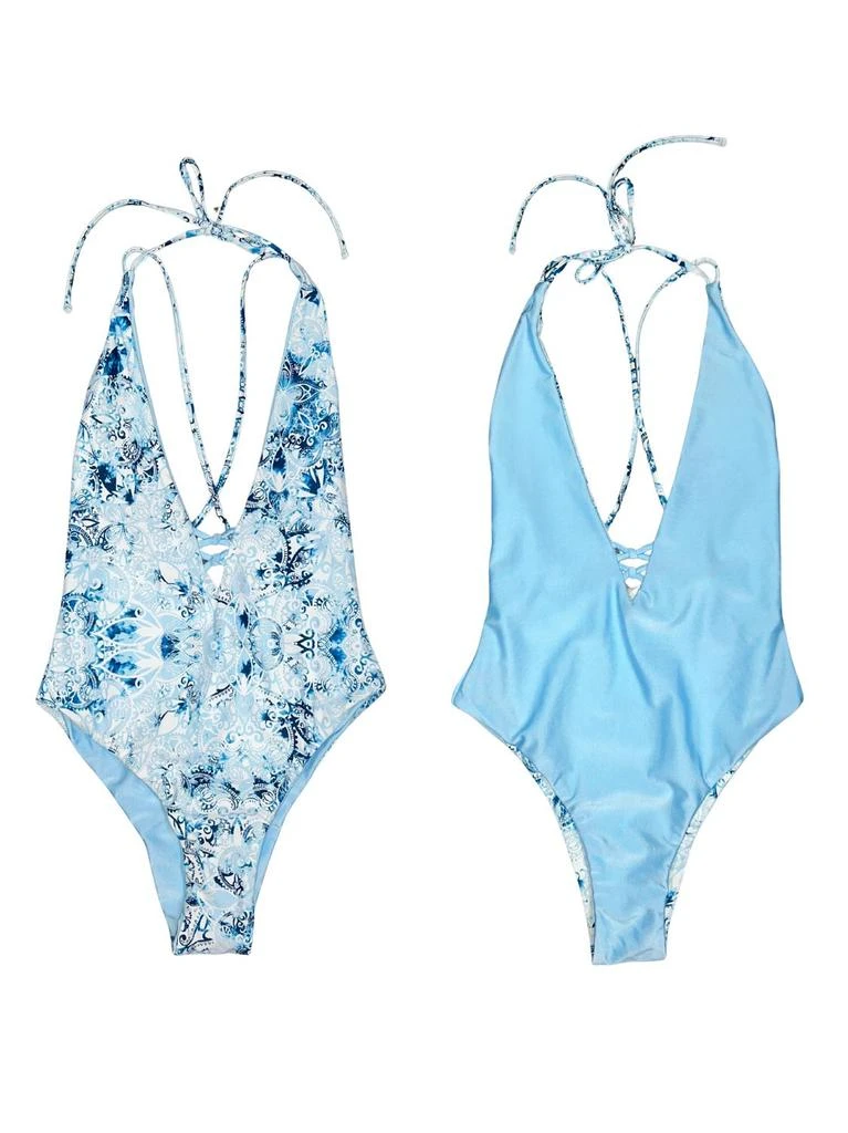 商品B Swim|B Swim - Women's Reversible Lush One Piece,价格¥612,第3张图片详细描述