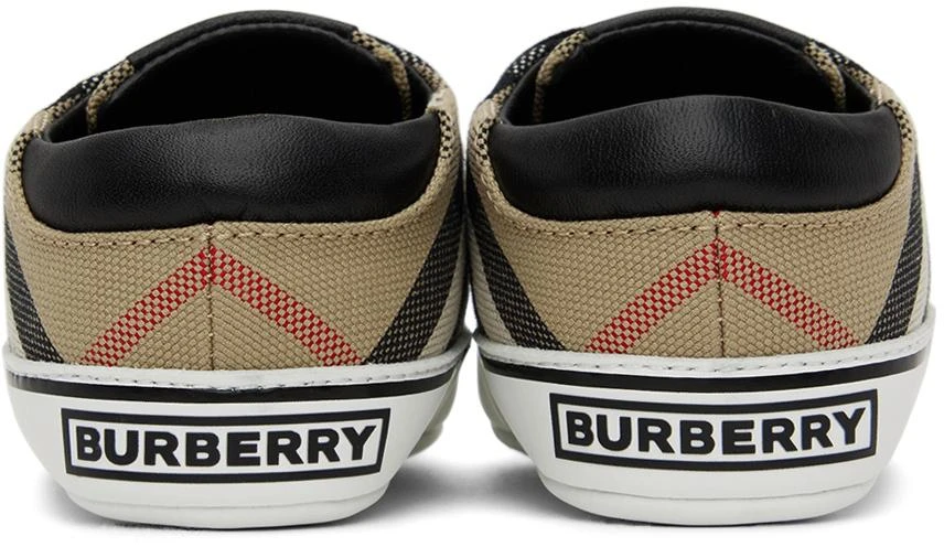 商品Burberry|Baby Beige Vintage Check Pre-Walkers,价格¥2013,第2张图片详细描述