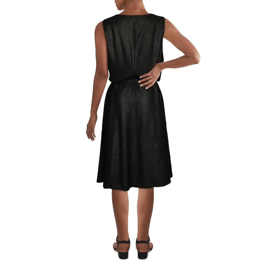商品Ralph Lauren|Lauren Ralph Lauren Womens Metallic Mid-Calf Midi Dress,价格¥76,第2张图片详细描述