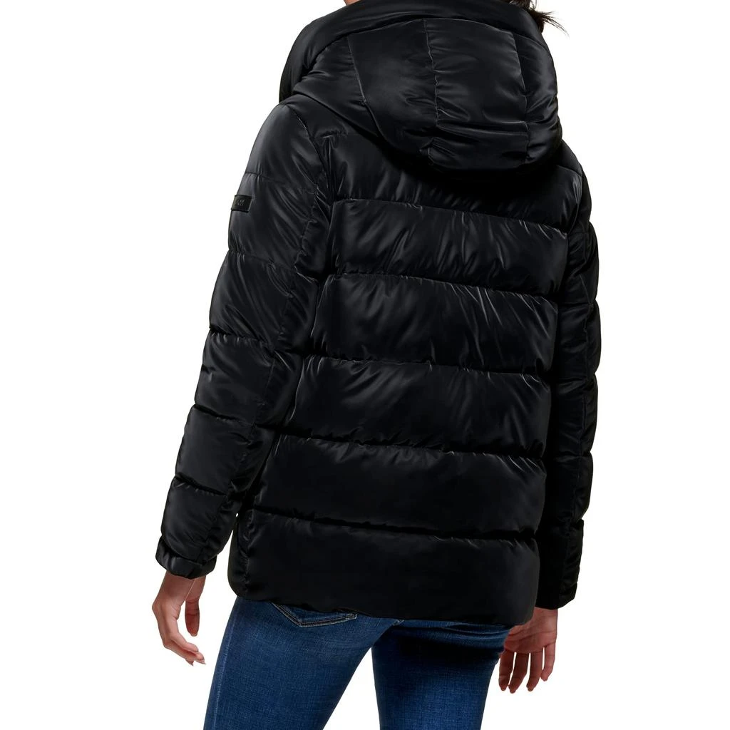 商品DKNY|Liquid Velvet Hooded Puffer,价格¥672,第2张图片详细描述