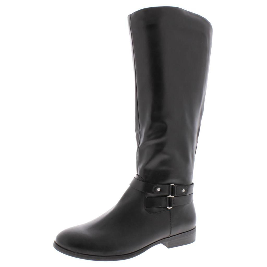 Style & Co. Womens Kindell Faux Leather Round Toe Riding Boots商品第3张图片规格展示