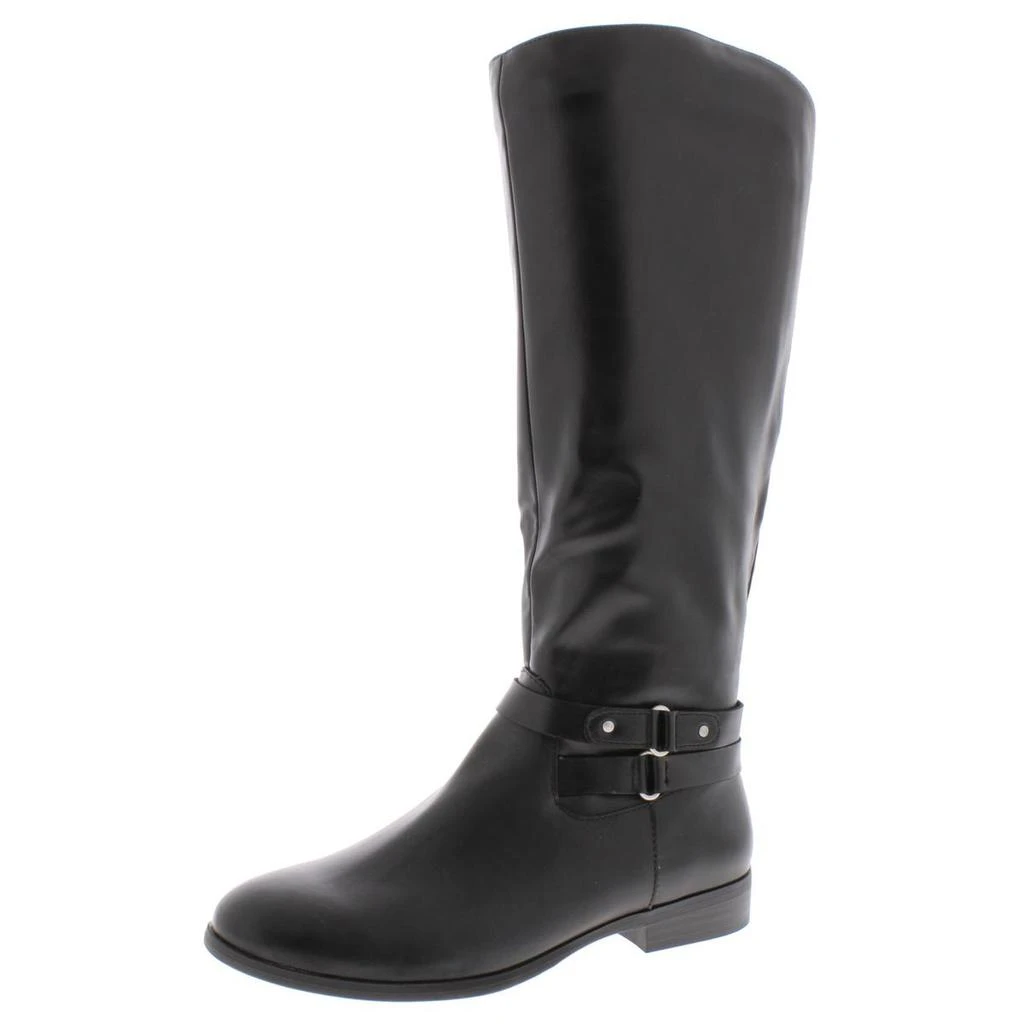 商品Style & Co|Style & Co. Womens Kindell Faux Leather Round Toe Riding Boots,价格¥77,第4张图片详细描述