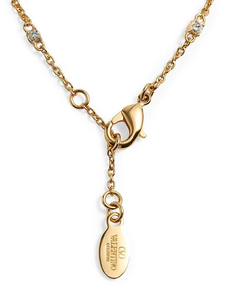 商品Valentino|VLogo Signature Bracelet in Metal, Swarovski® Crystals and Pearls,价格¥5103,第5张图片详细描述