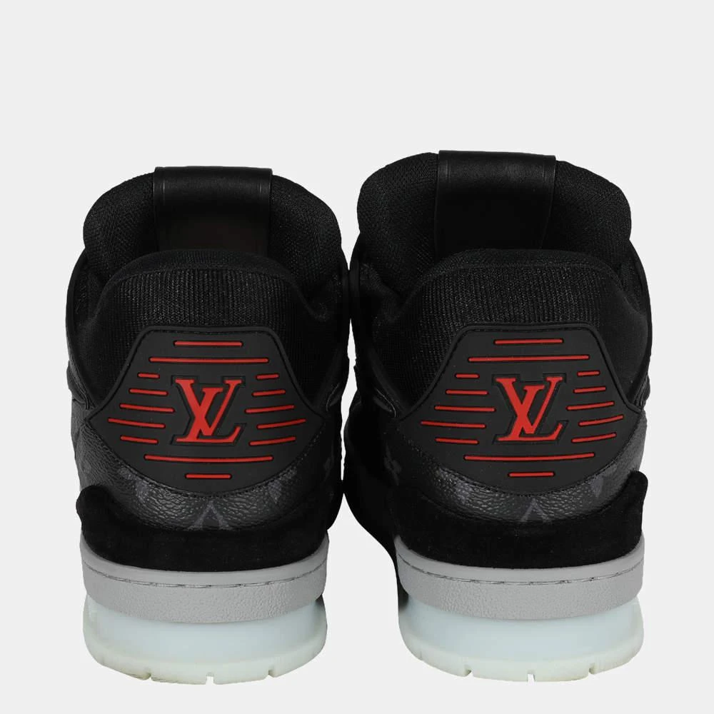 商品[二手商品] Louis Vuitton|Louis Vuitton Monogram Eclipse LV Trainer Sneakers (8 UK/IT 42),价格¥7107,第4张图片详细描述