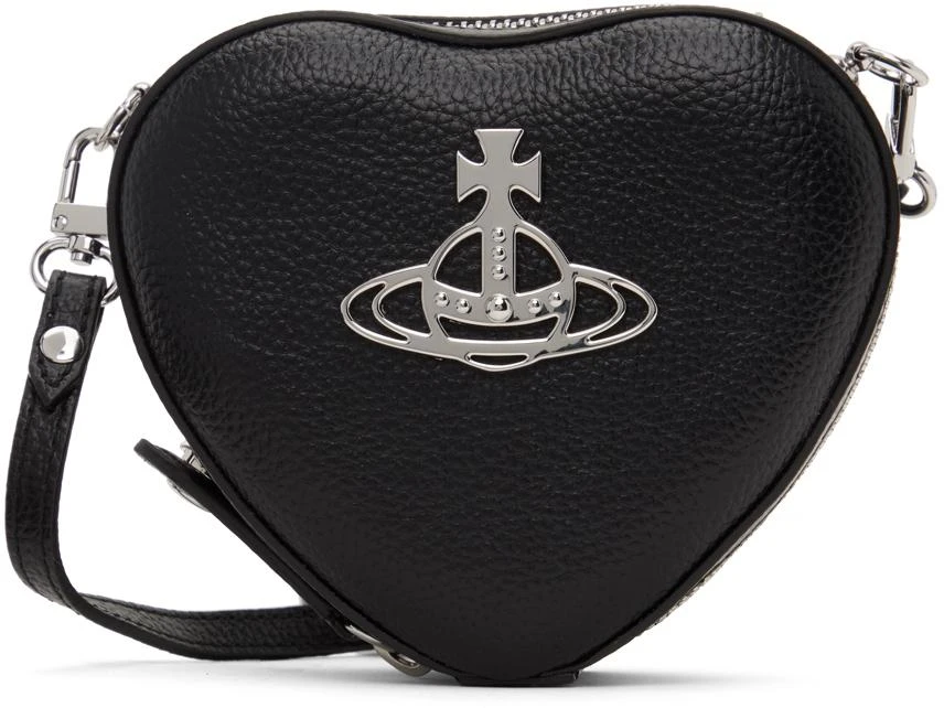 商品Vivienne Westwood|Black Mini Louise Heart Crossbody Bag,价格¥4346,第1张图片