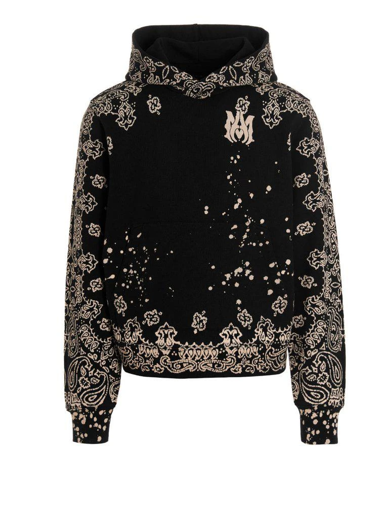 商品AMIRI|Amiri Bandana-Printed Long-Sleeved Hoodie,价格¥6303,第1张图片