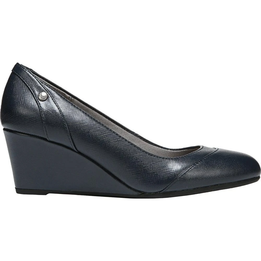 商品LifeStride|Dreams Round Toe Wedge Pumps,价格¥265,第1张图片详细描述