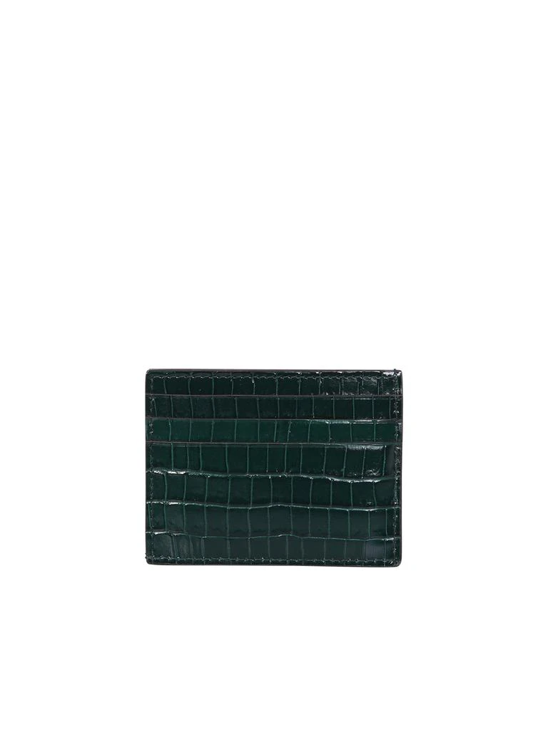 商品Tom Ford|TOM FORD T LINE CENTRAL CARD HOLDER BY TOM FORD. SLIM DESIGN WITH CROCODILE EFFECT; A PRACTICAL MUST HAVE TO CARRY AROUND,价格¥2899,第2张图片详细描述