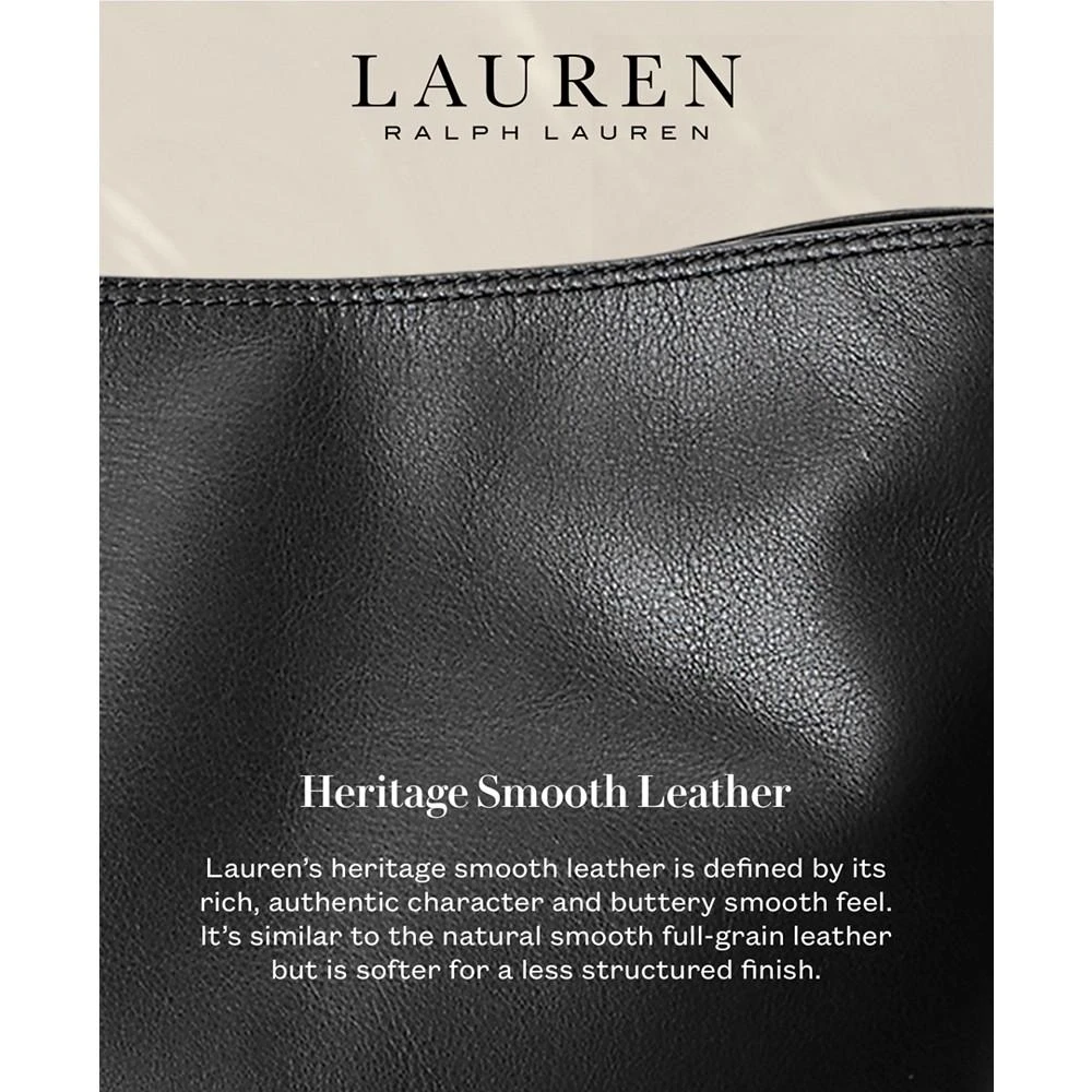 商品Ralph Lauren|Leather Medium Harlow Bucket Bag,价格¥1675,第4张图片详细描述