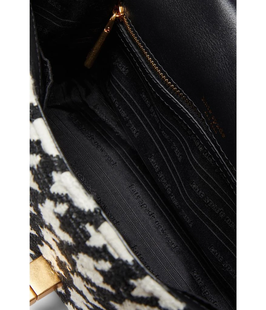 商品Kate Spade|Evelyn Sequin Houndstooth Fabric Medium Convertible Shoulder Bag,价格¥3652,第3张图片详细描述