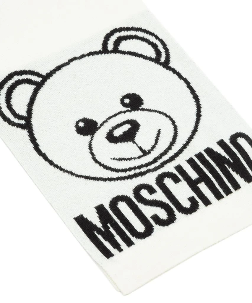 商品Moschino|Moschino Teddy Bear Wool Wool Scarf,价格¥773,第2张图片详细描述