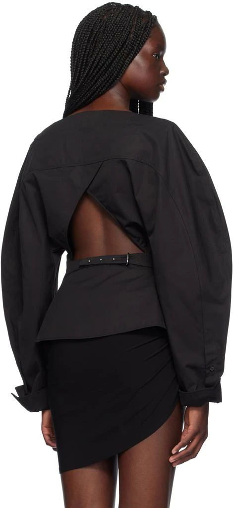 商品Jacquemus|Black La Casa 'La chemise Barco' Shirt,价格¥1787,第3张图片详细描述