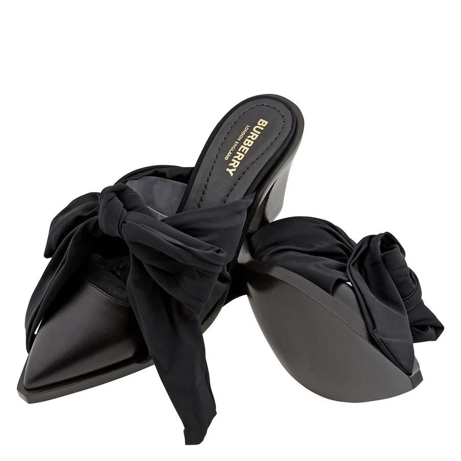 商品Burberry|Black Synthetic Tillington Ankle-wrap Mules,价格¥1464,第2张图片详细描述