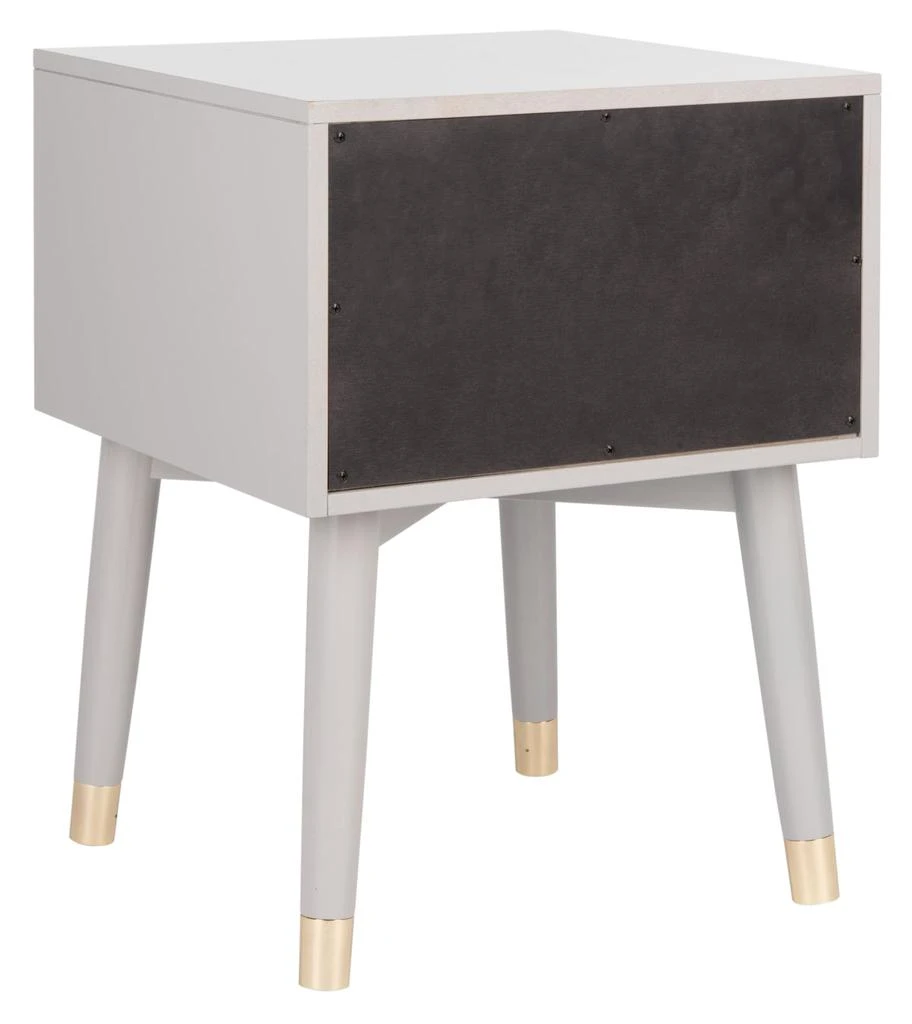 商品Safavieh|Lyla Mid Century Retro Silver Cap Nightstand,价格¥1560,第4张图片详细描述