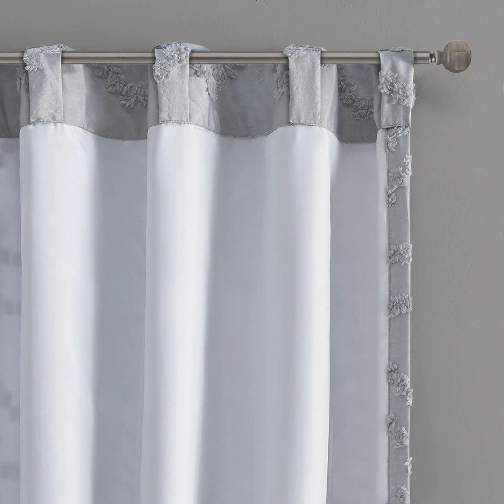 商品Intelligent Design|Annie Clipped Boho Window Curtain,价格¥265,第4张图片详细描述