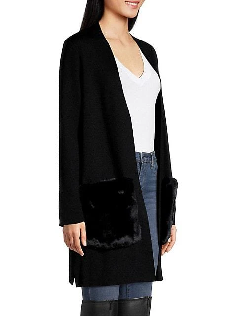 商品Kobi Halperin|Erin Wool & Faux Fur Cardigan,价格¥1191,第4张图片详细描述