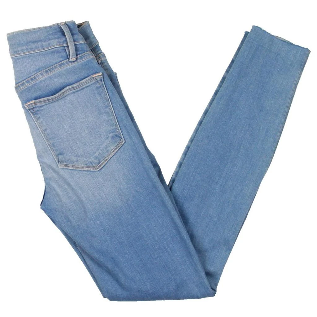 商品FRAME|Frame Denim Womens Destroyed Raw Hem Skinny Crop Jeans,价格¥140,第5张图片详细描述