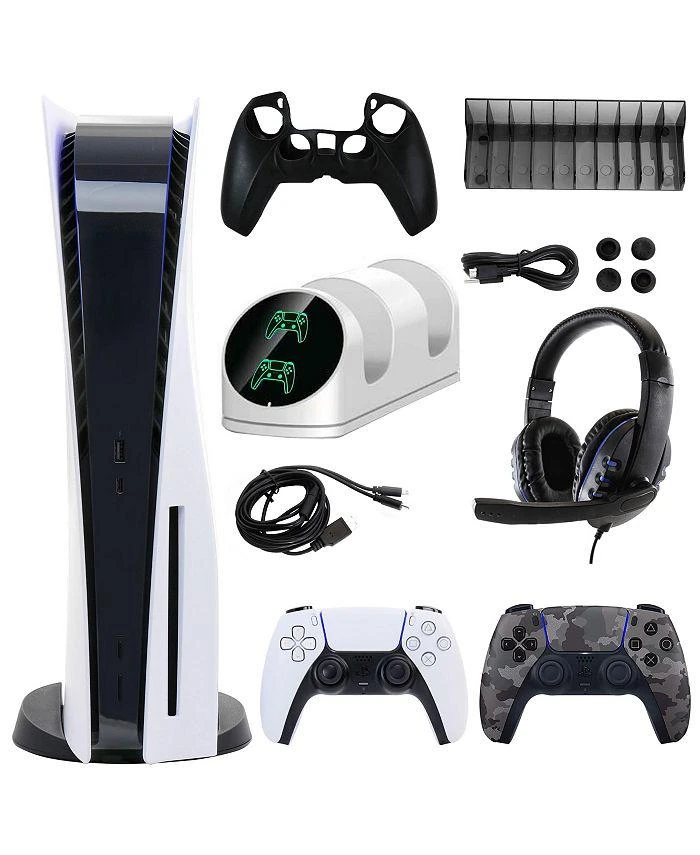 商品SONY|PS5 Core with Extra Camo Dualsense Controller and Accessories Kit,价格¥5975,第1张图片