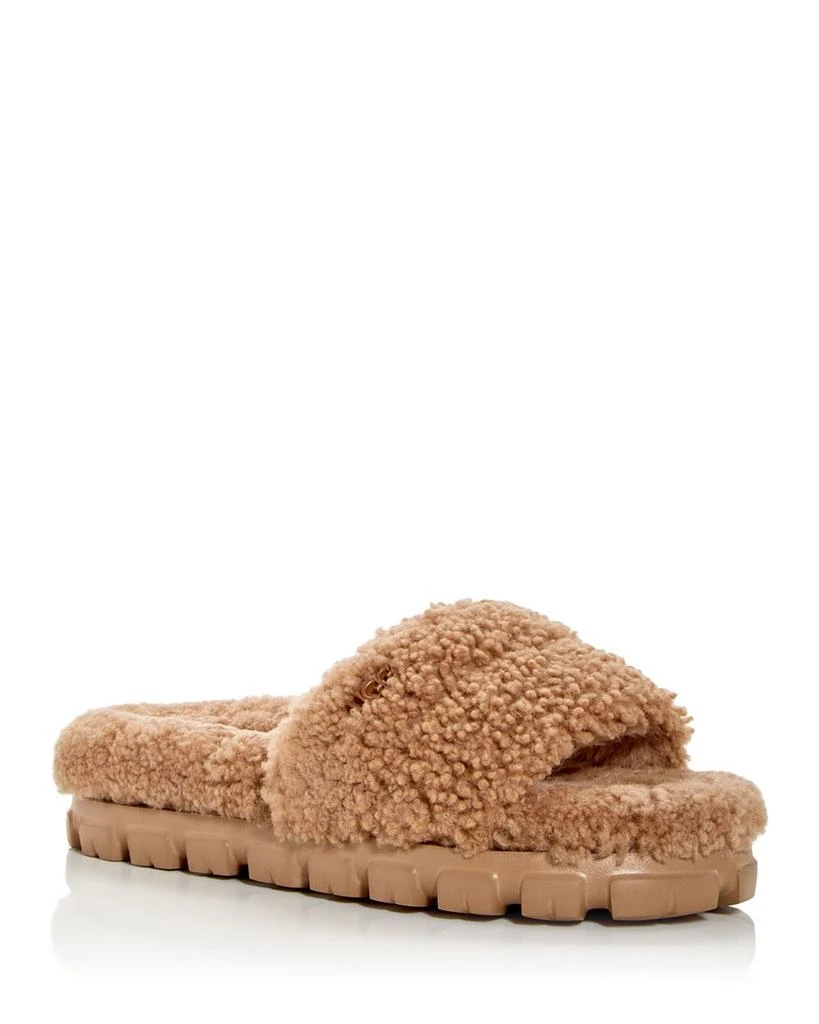 商品UGG|Women's Cozetta Curly Platform Slide Sandals,价格¥754,第1张图片