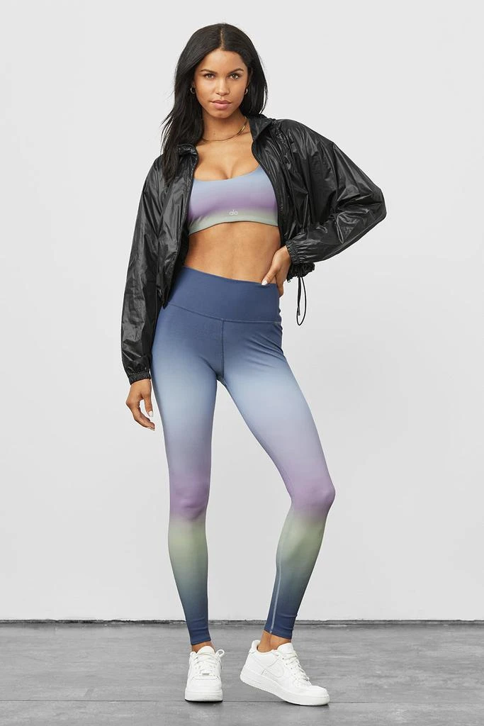 商品Alo|Vapor High-Waist Gradient Dusk Legging - Dusk Sky,价格¥759,第5张图片详细描述