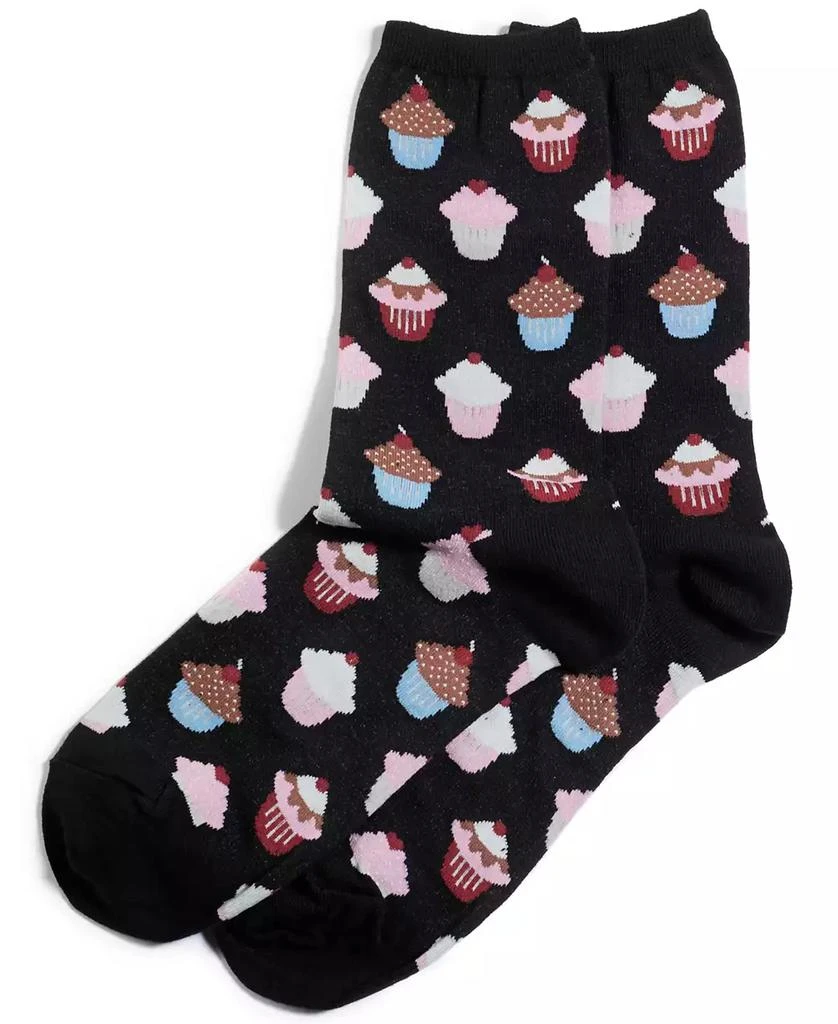 商品Hot Sox|小蛋糕袜子Hot Sox Women's Printed Trouser Socks,价格¥68,第1张图片