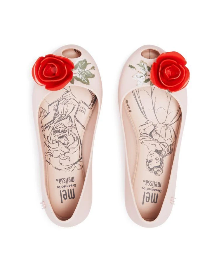 商品Mini Melissa|女孩(小童/幼儿)Girls' Mel Ultragirl Beauty and the Beast Flats - Toddler, Little Kid,价格¥593,第2张图片详细描述