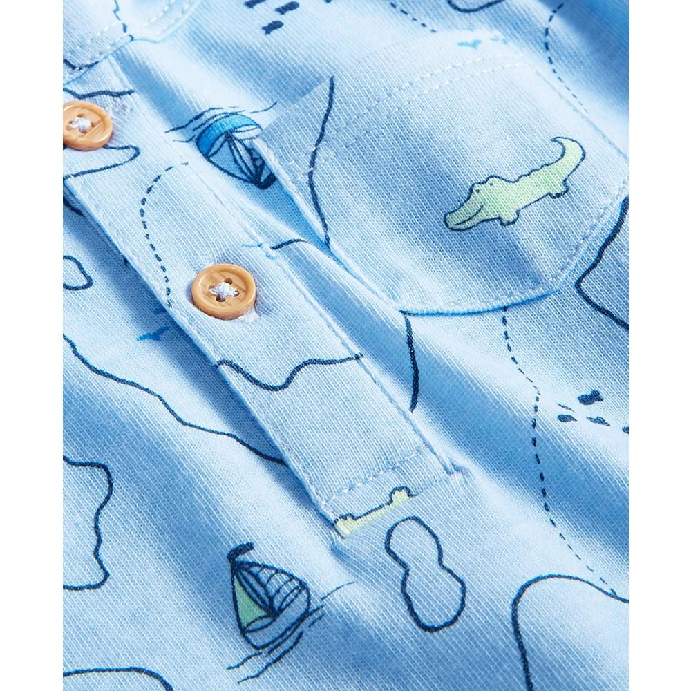 商品First Impressions|Baby Boys Maps-Print Sunsuit, Created for Macy's,价格¥111,第3张图片详细描述
