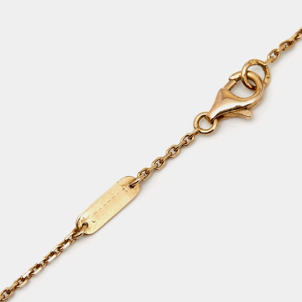 商品[二手商品] Van Cleef & Arpels|Van Cleef & Arpels Vintage Alhambra Diamond Mother of Pearl 18k Rose Gold Necklace,价格¥34266,第5张图片详细描述