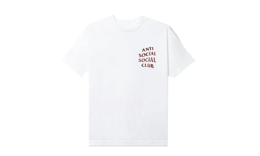 商品Anti-Social Club|Anti Social Club Red Canceled Again White T-Shirt,价格¥672,第2张图片详细描述