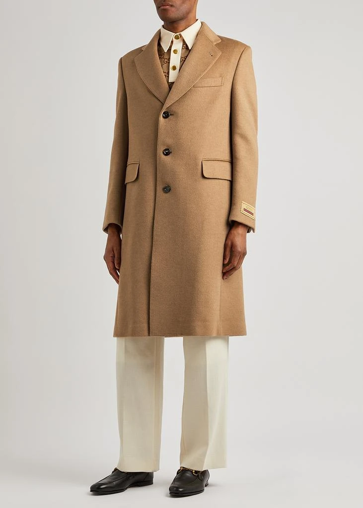 商品Gucci|Brown camel coat,价格¥27812,第2张图片详细描述