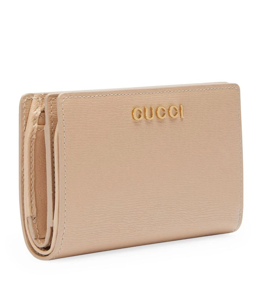 商品Gucci|Leather Letter Script Wallet,价格¥5376,第5张图片详细描述