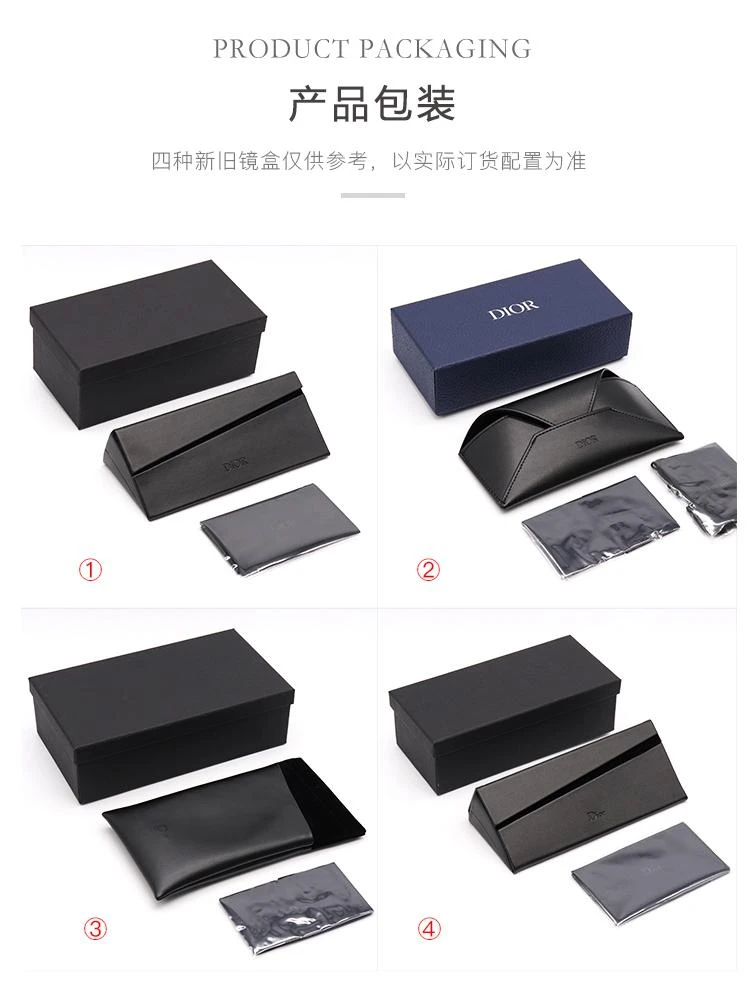 商品Dior|香港直邮DIOR迪奥墨镜女陈数同款LINK2日常百搭时尚多边形太阳镜,价格¥3414,第7张图片详细描述
