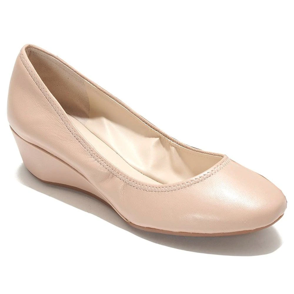 商品Cole Haan|Sloan Wedge Round Toe Pumps,价格¥772,第2张图片详细描述