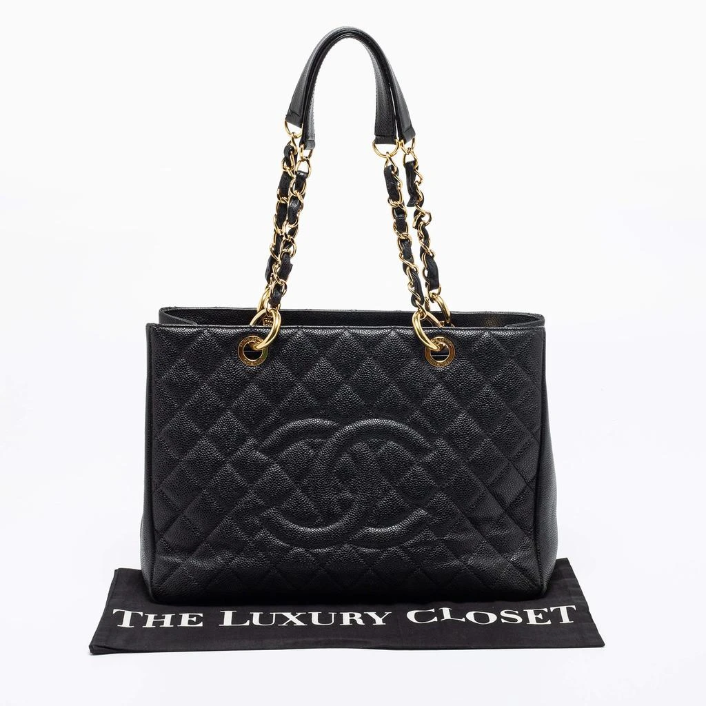 Chanel Black Quilted Caviar Leather Grand Shopper Tote 商品