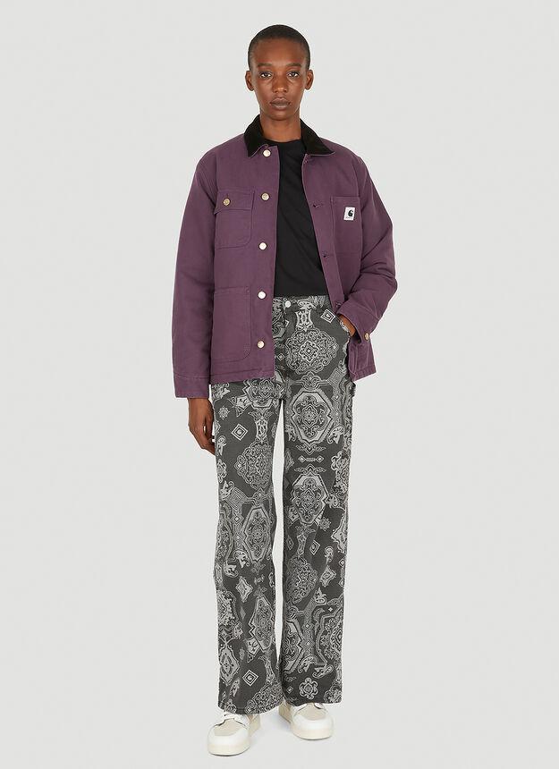 商品Carhartt WIP|W' Irving Jacket in Purple,价格¥866,第4张图片详细描述